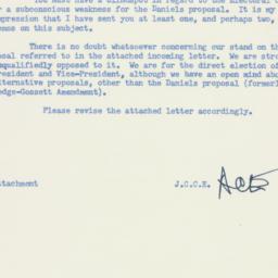 Memorandum: 1956 February 28