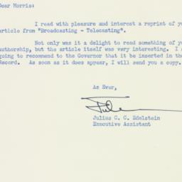 Letter: 1956 January 17
