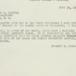 Letter: 1950 June 30