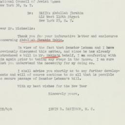Letter: 1955 December 30