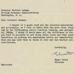 Letter: 1943 November 5