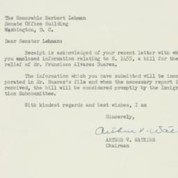 Letter: 1953 April 19