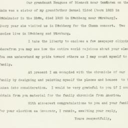 Letter: 1932 December 12