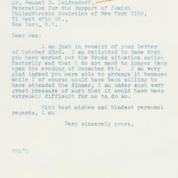 Letter: 1935 October 25