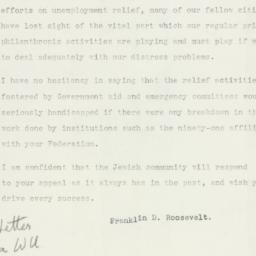 Letter: 1932 October 12
