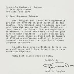 Letter: 1949 December 1