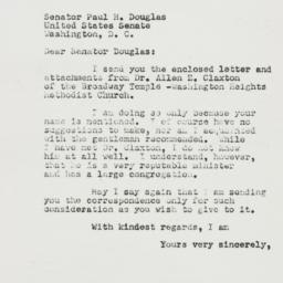 Letter: 1950 March 15