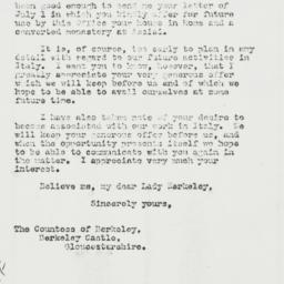 Letter: 1943 August 12