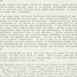 Letter: 1958 September 9