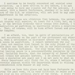 Letter: 1958 August 2