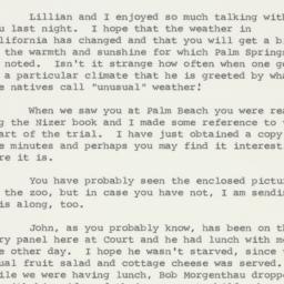 Letter: 1962 February 12
