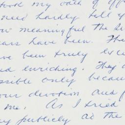 Letter: 1960 August 14