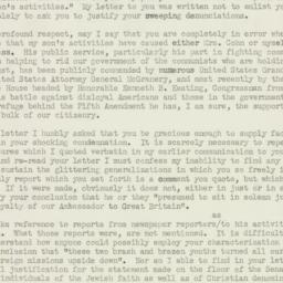 Letter: 1953 August 10