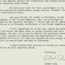 Letter: 1952 October 10