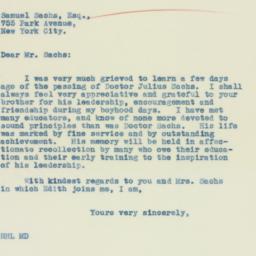Letter: 1934 February 12