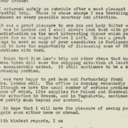 Letter: 1945 January 18