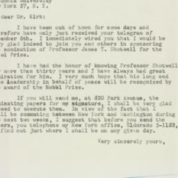 Letter: 1951 December 10