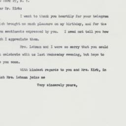 Letter: 1963 April 2