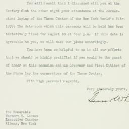 Letter: 1937 July 8