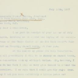 Letter: 1937 July 12