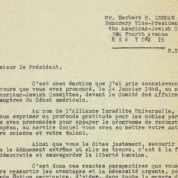 Letter: 1948 February 19