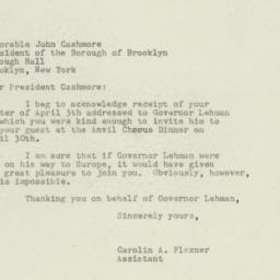 Letter: 1949 April 8