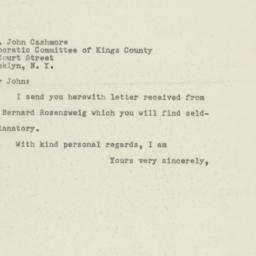 Letter: 1949 September 19