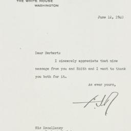 Letter: 1940 June 12