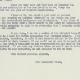 Letter: 1950 December 12