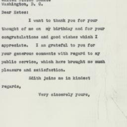 Letter: 1953 April 9