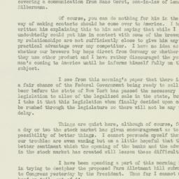 Telegram: 1933 March 17