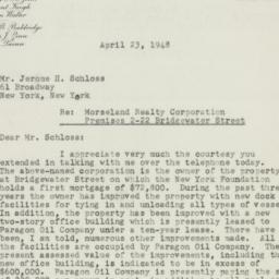 Letter: 1948 April 23