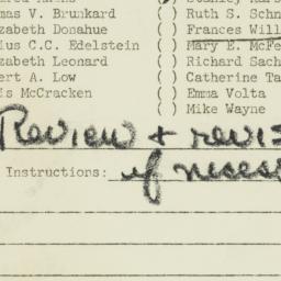 Administrative Record: n.d.