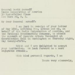 Letter: 1950 May 19