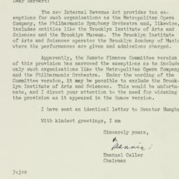 Letter: 1951 September 12