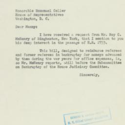 Letter: 1950 February 17