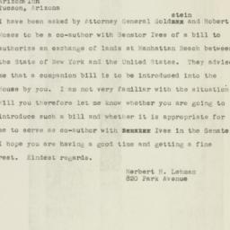 Telegram: 1949 December 14