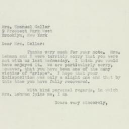Letter: 1950 March 14