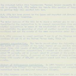 Memorandum: 1950 November 29