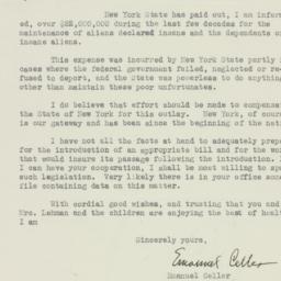 Letter: 1933 August 19