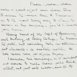 Letter: 1954 July 2