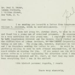 Letter: 1932 September 17