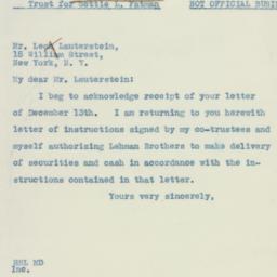 Letter: 1937 December 14