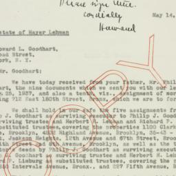 Letter: 1937 May 14