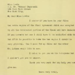 Letter: 1925 August 13