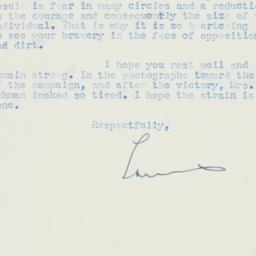 Letter: 1950 November 13