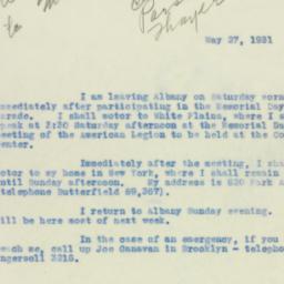 Administrative Record: 1931...