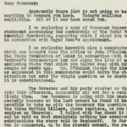 Letter: 1930 July 15