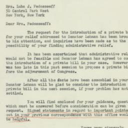 Letter: 1952 August 22