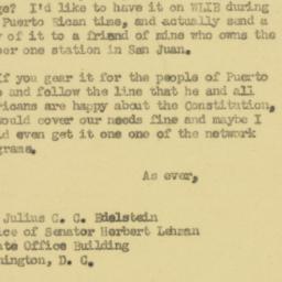 Letter: 1952 June 25